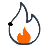 Icon of fire damage.