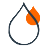 Icon of water damage.